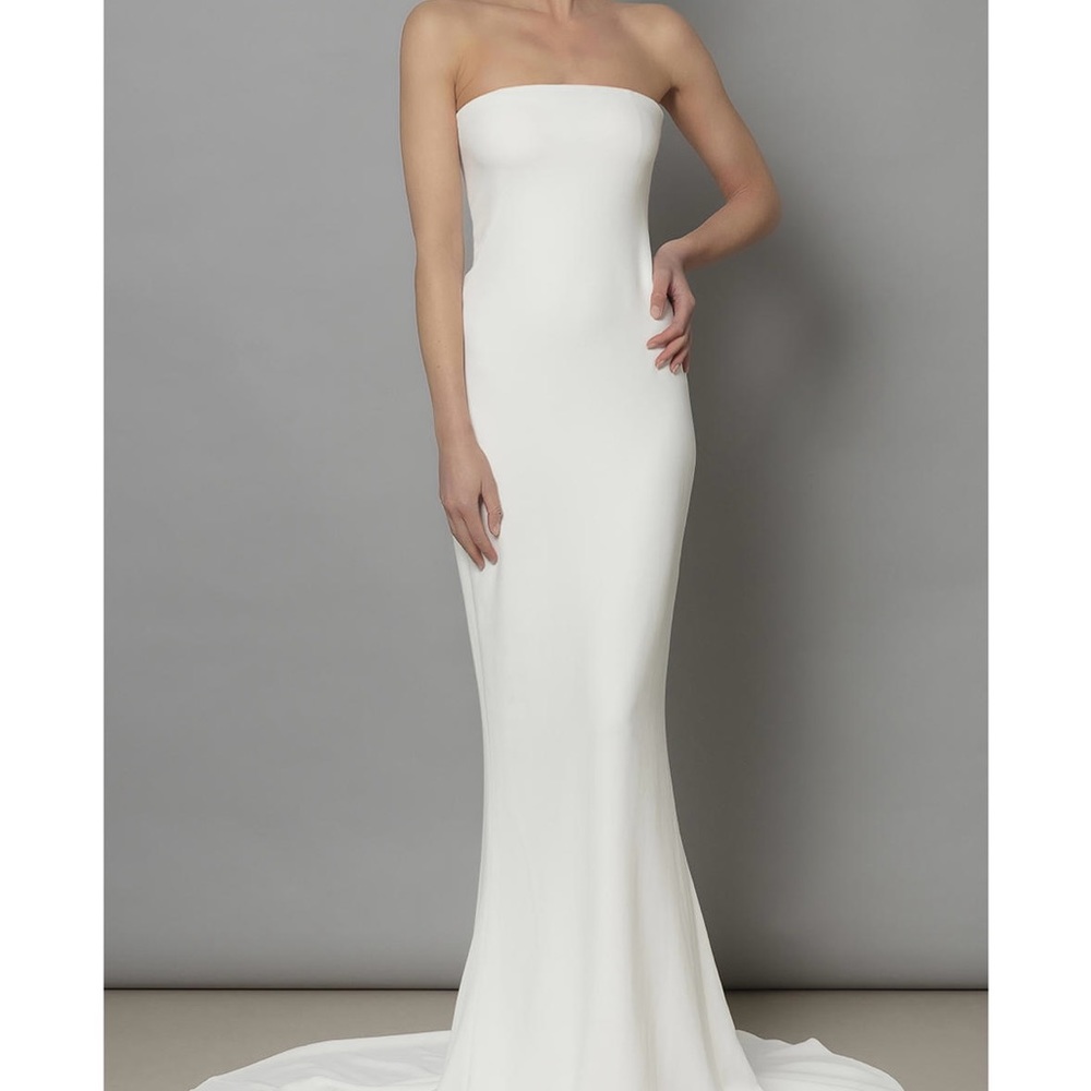 Galia Lahav- ESME IVORY STRAPLESS WEDDING DRESS sz 6, altered waist/hips/length
